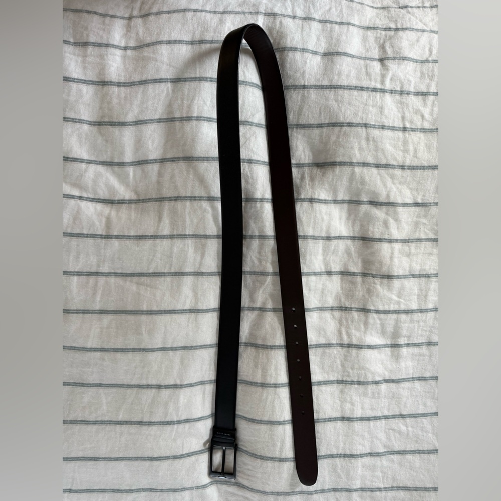 Perry Ellis black brown reversible belt waist 42